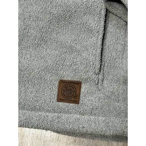 Field & Stream Gray Fleece Full Zip Sweater Jacket Men Size: XXL - Picture 3 of 6